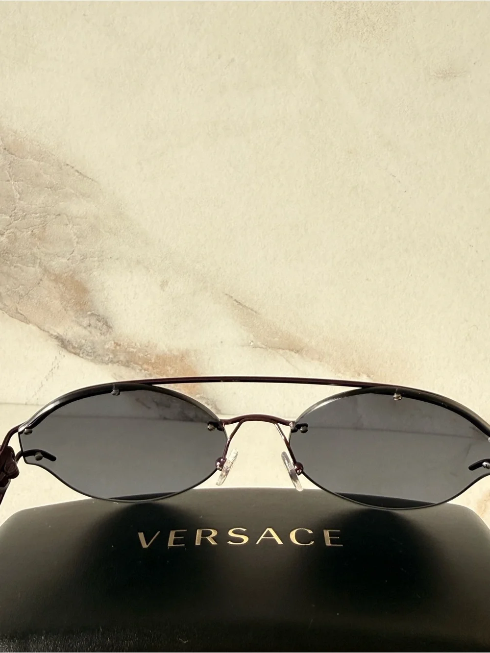 Versace round frame